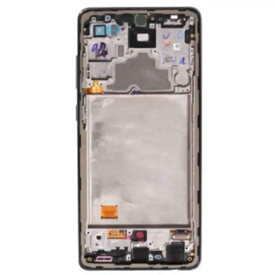 Samsung Galaxy A72 A725 A726 OLED Screen Replacement Digitizer GH82-25541A25542A (Service Pack)-Awesome Black