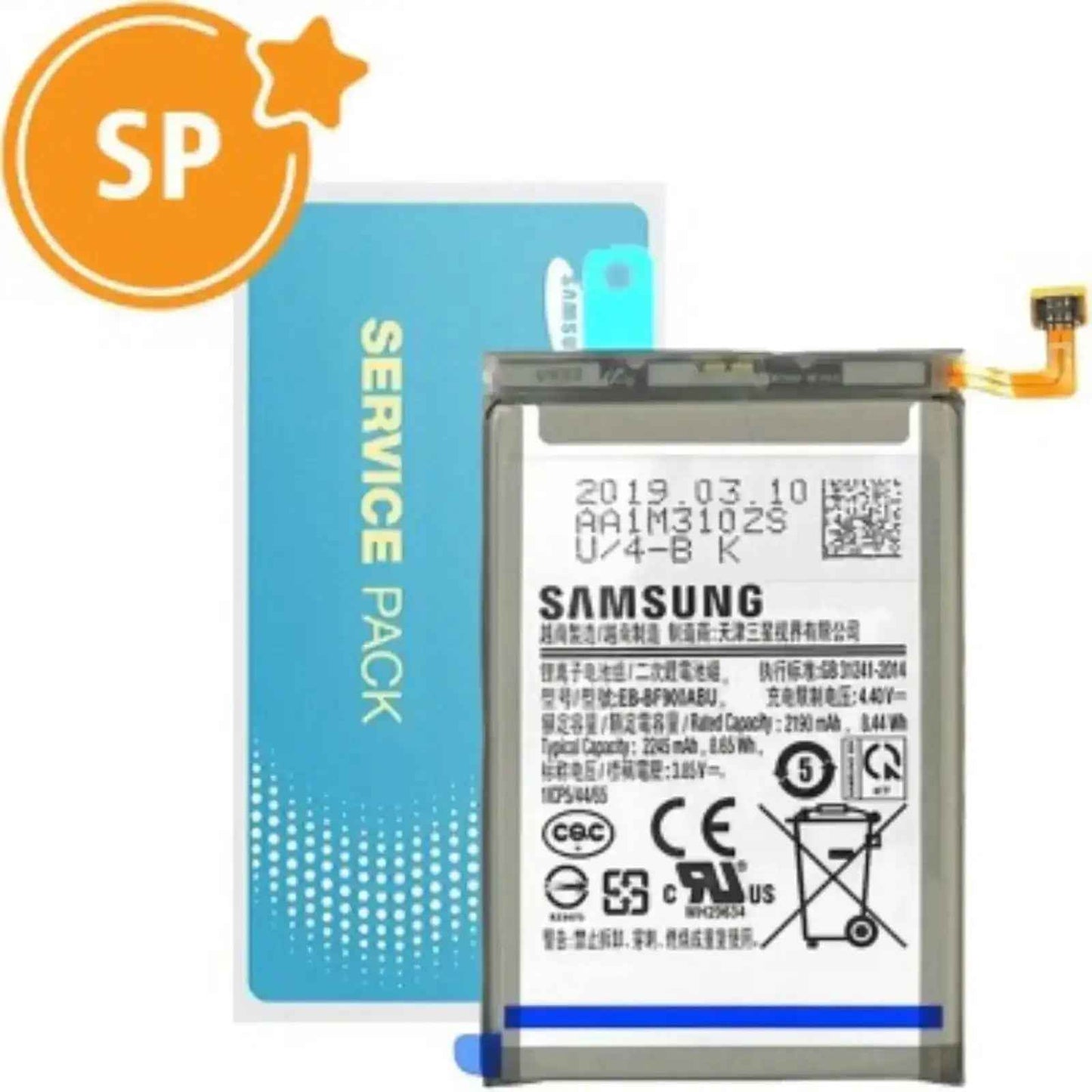 Samsung Galaxy Fold F900F Sub Internal Battery 2190mAh EB-BF901ABU GH82-20134A Service Pack