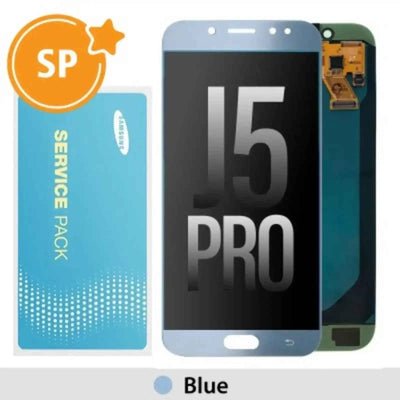 Samsung Galaxy J5 Pro (2017) J530F OLED Screen Replacement Digitizer GH97-20738B (Service Pack)-Blue