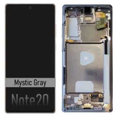 Samsung Galaxy Note 20 N980F OLED Screen Replacement Digitizer GH82-23495A23733A (Service Pack)-Mystic Gray