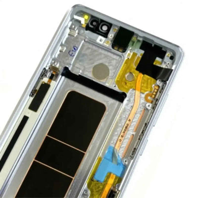 Samsung Galaxy Note 8 N950F REFURB OLED Screen Replacement Digitizer with Frame-Orchid Gray