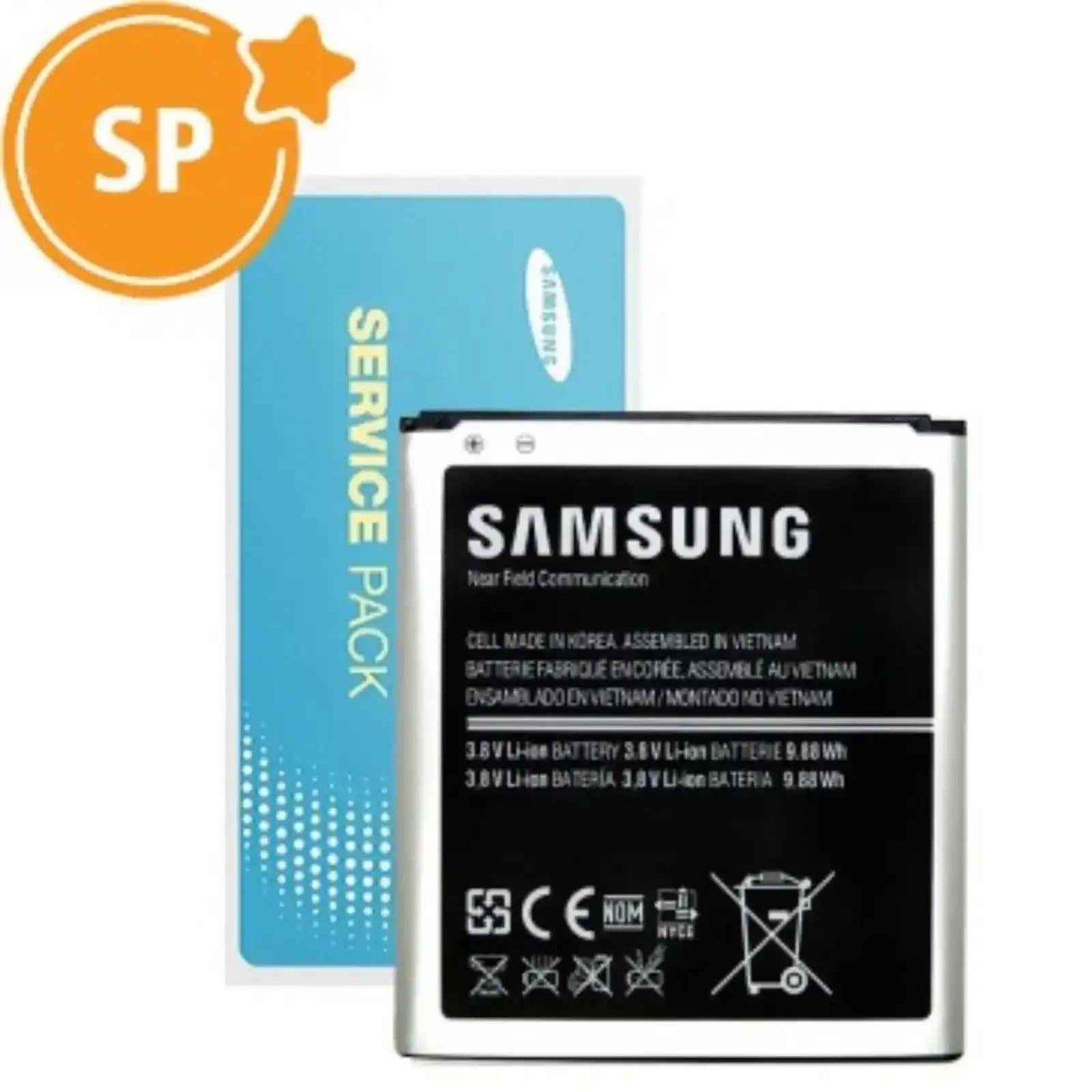 Samsung Galaxy S4 I9500 Replacement Battery 2600mAh Service Pack