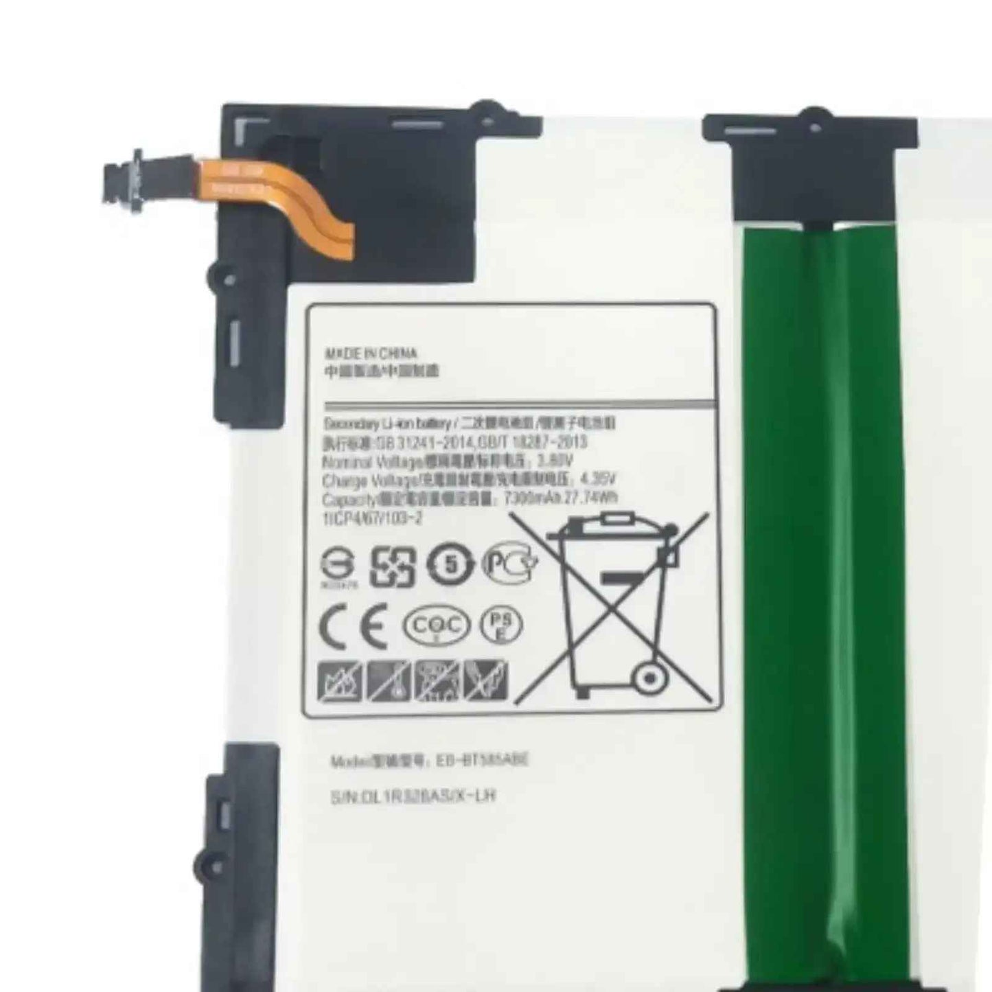 Samsung Galaxy Tab A 10.1 2016 T580 / T585 Replacement Battery 7300mAh AMPLUS