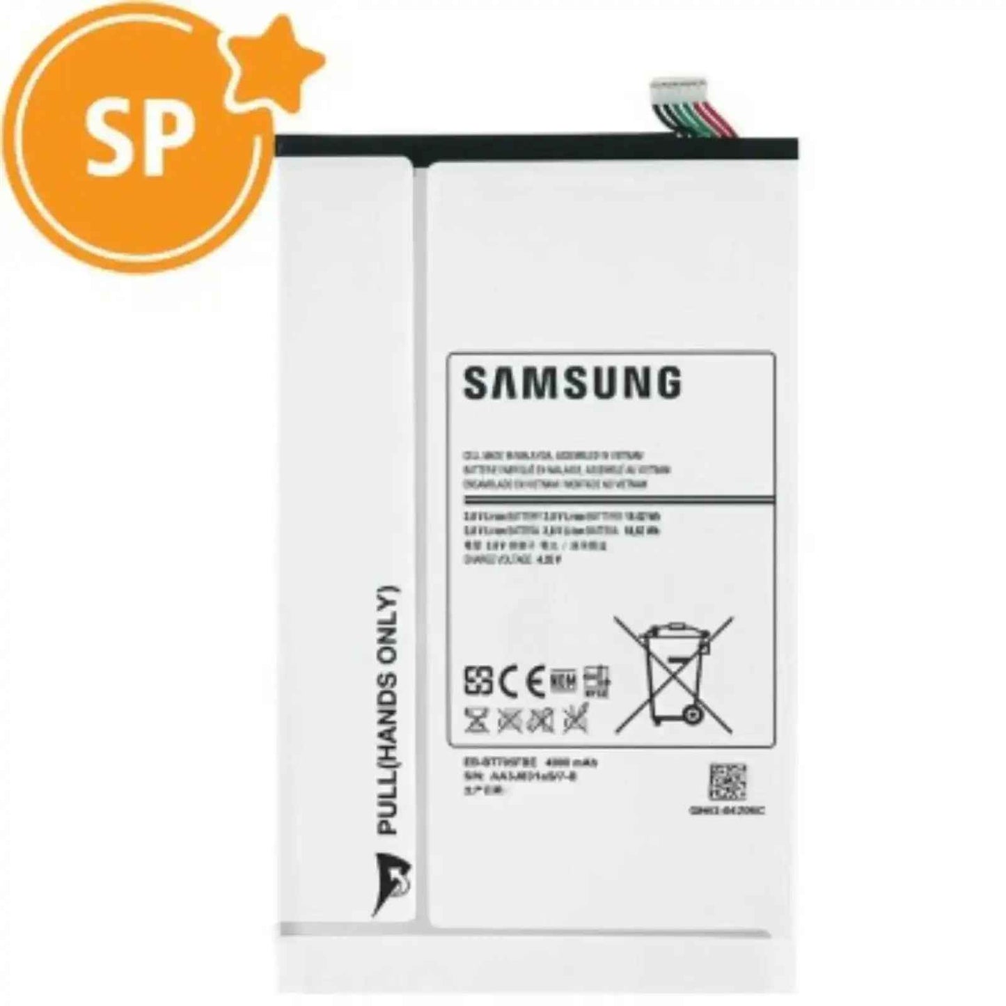 Samsung Galaxy Tab S 8.4 T700 / T705 Replacement Battery 4900mAh GH43-04206C EB-BT705FBE Service Pack
