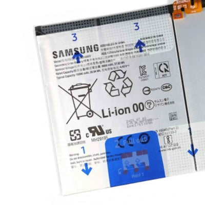 Samsung Galaxy Tab S9 Plus X810 / X816 Battery 9800mAh EB-BX818ABY GH82-31907A Service Pack