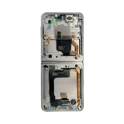 Samsung Galaxy Z Flip4 F721B Screen Replacement with Frame GH82-30238F (Service Pack)-White