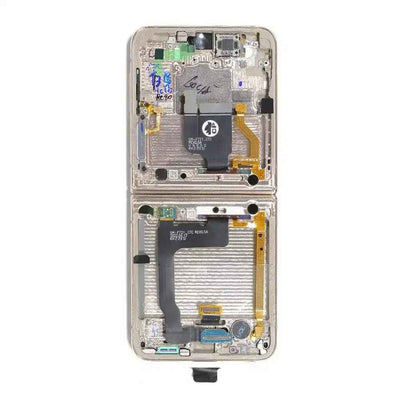 Samsung Galaxy Z Flip4 F721B Screen Replacement with Frame GH82-30238G (Service Pack)-Gold