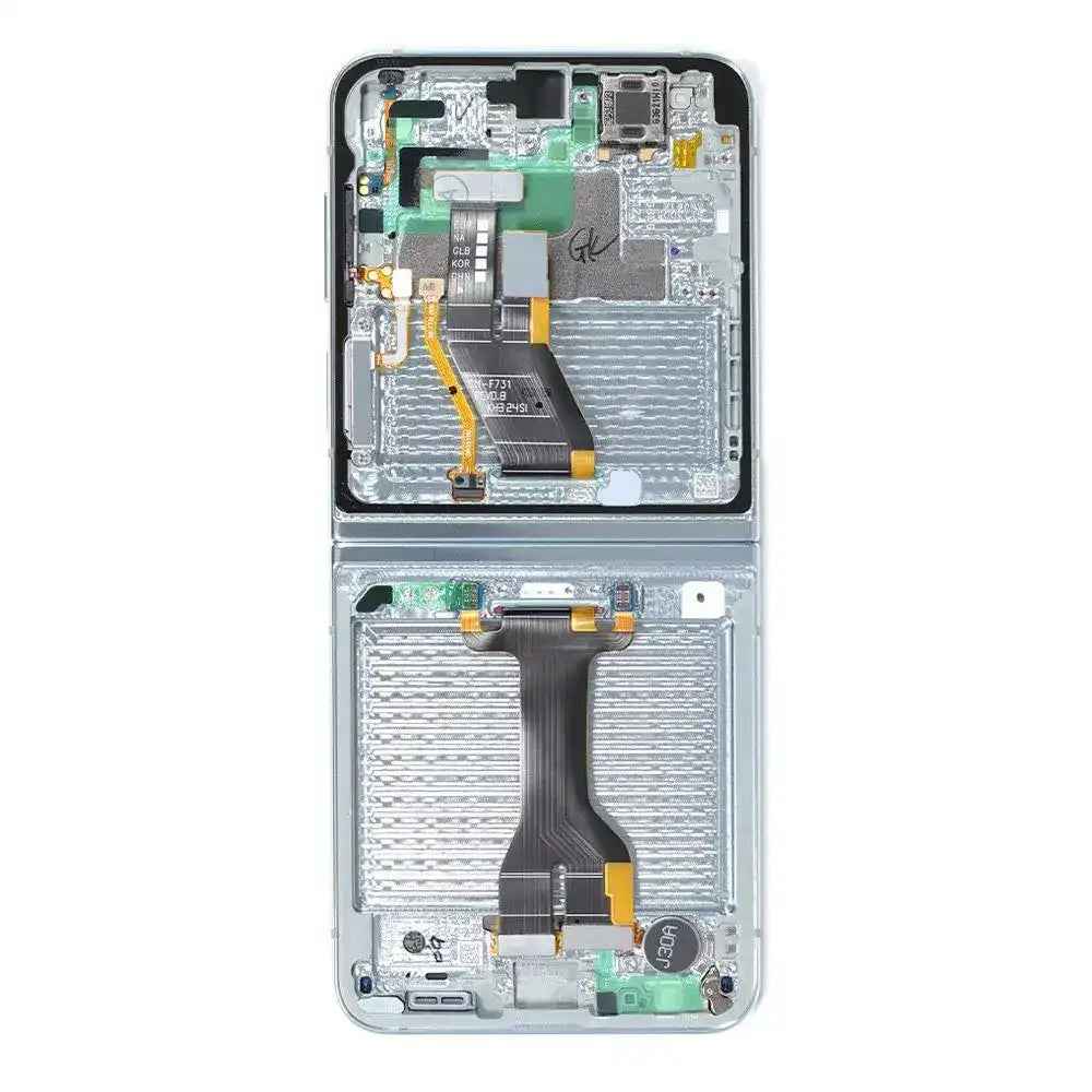 Samsung Galaxy Z Flip5 F731B OLED Screen Replacement with Frame GH82-31827D (Service Pack)-Mint