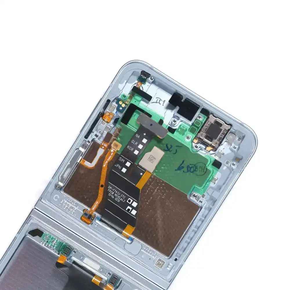 Samsung Galaxy Z Flip6 F741B OLED Screen Replacement with Frame GH82-35014C (Service Pack)-Blue