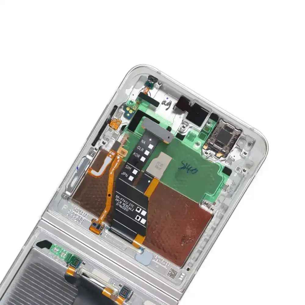 Samsung Galaxy Z Flip6 F741B Screen Replacement with Frame GH82-35014F (Service Pack)-White