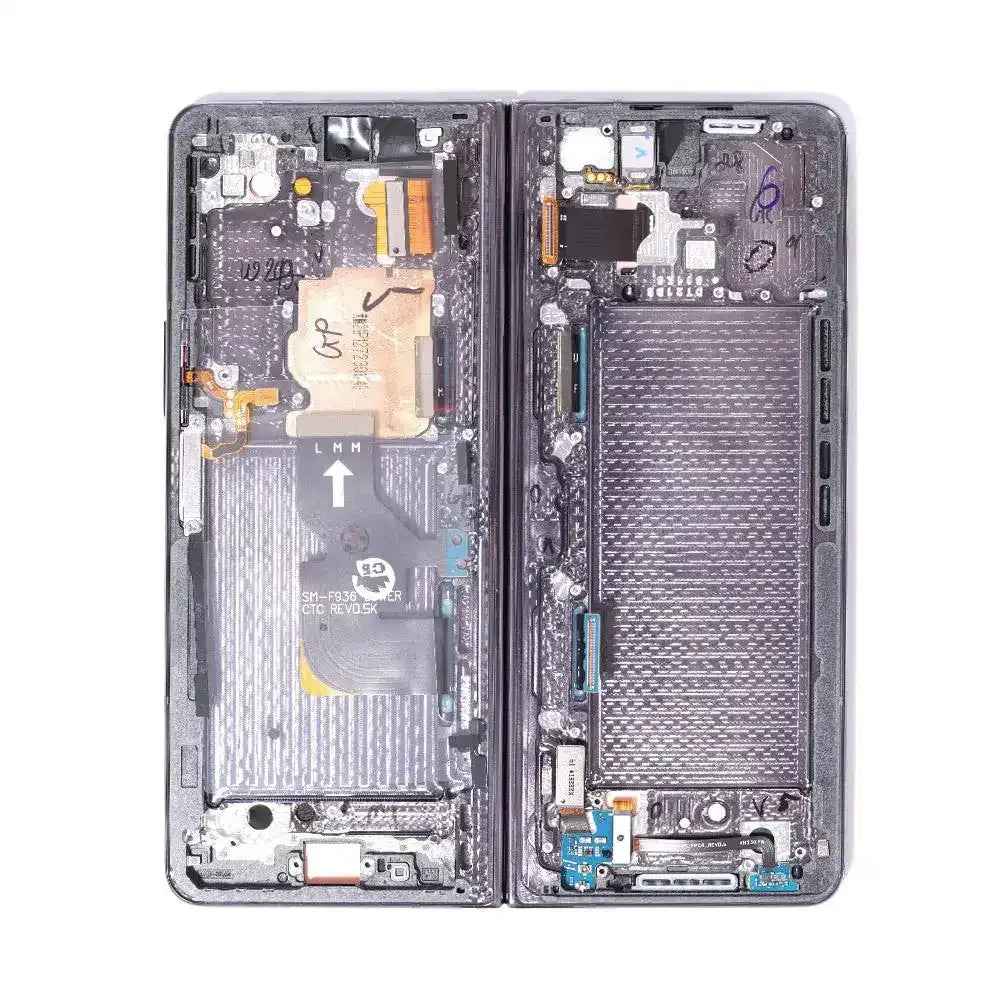 Samsung Galaxy Z Fold4 F936B Screen Replacement with Frame H82-29461A (Service Pack)-Phantom Black