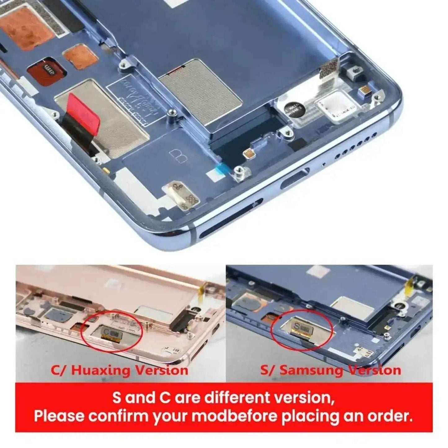(Service Pack) C Version LCD Screen Repair Xiaomi Mi 10 5G 56000600J200 - Green