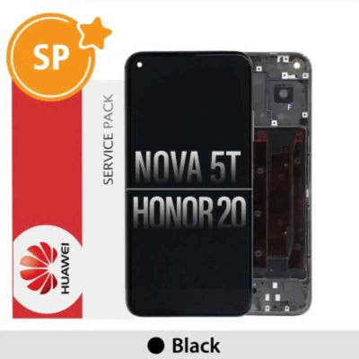 (Service Pack) LCD Screen Repair for Huawei Honor 20 nova 5T 02352TNQ -Black