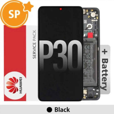 (Service Pack) LCD Screen Repair for Huawei P30 New Edition 02354HLT (New Version) -Black