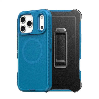Shockproof Robot Armor Hard Plastic Belt Clip Case Cover With Magnetic Ring for iPhone 17 Pro Max