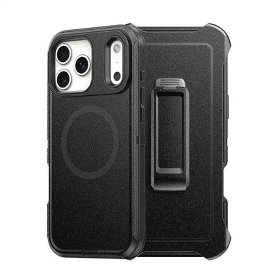 Shockproof Robot Armor Hard Plastic Belt Clip Case Cover With Magnetic Ring for iPhone 17 Pro