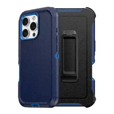 Shockproof Robot Armor Hard Plastic Case with Belt Clip for iPhone 16 Pro Max Shockproof