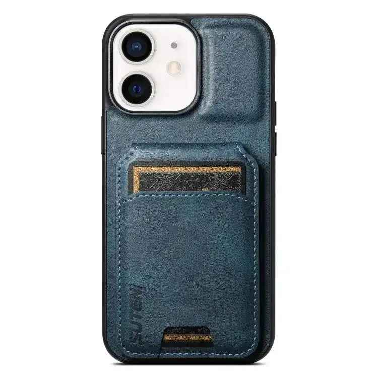 Suteni H02 Leather Wallet Stand Back Phone Case