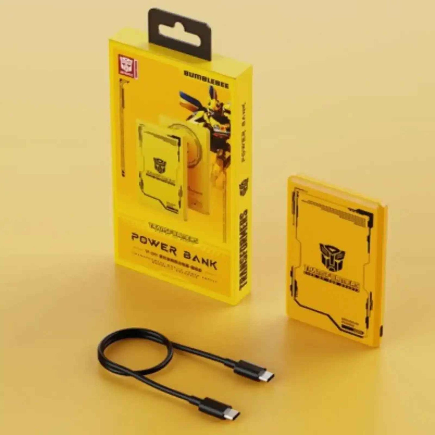 Transformers TF-D01 Wireless Magnetic Power Bank 5000mAh 20W-Yellow