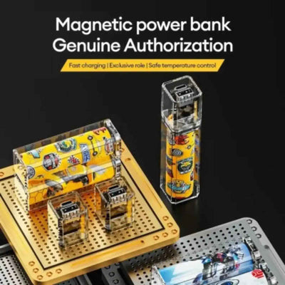 Transformers TF-D03 Removable Battery Charger Magnetic Power Bank 5000mAh 20W-Yellow