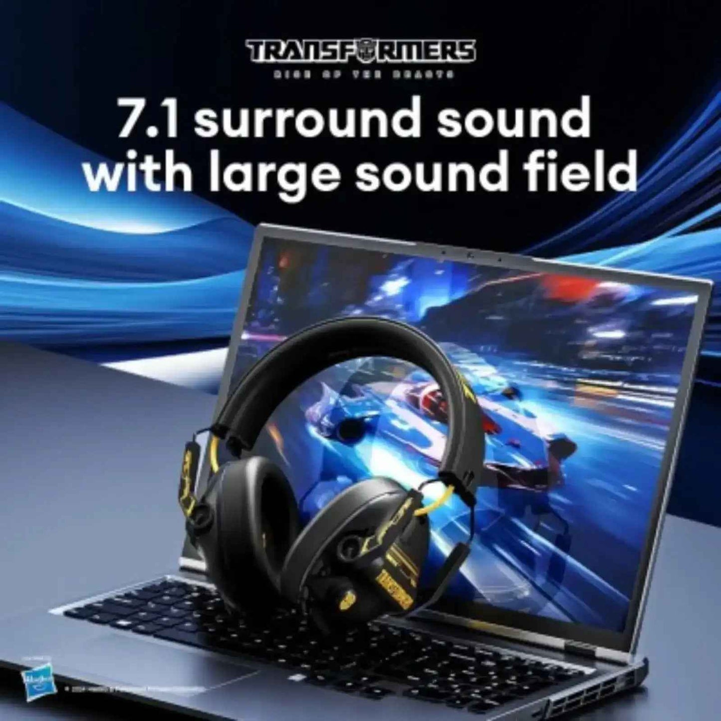 Transformers TF-G03 Wireless Bluetooth Gaming Headset-Black