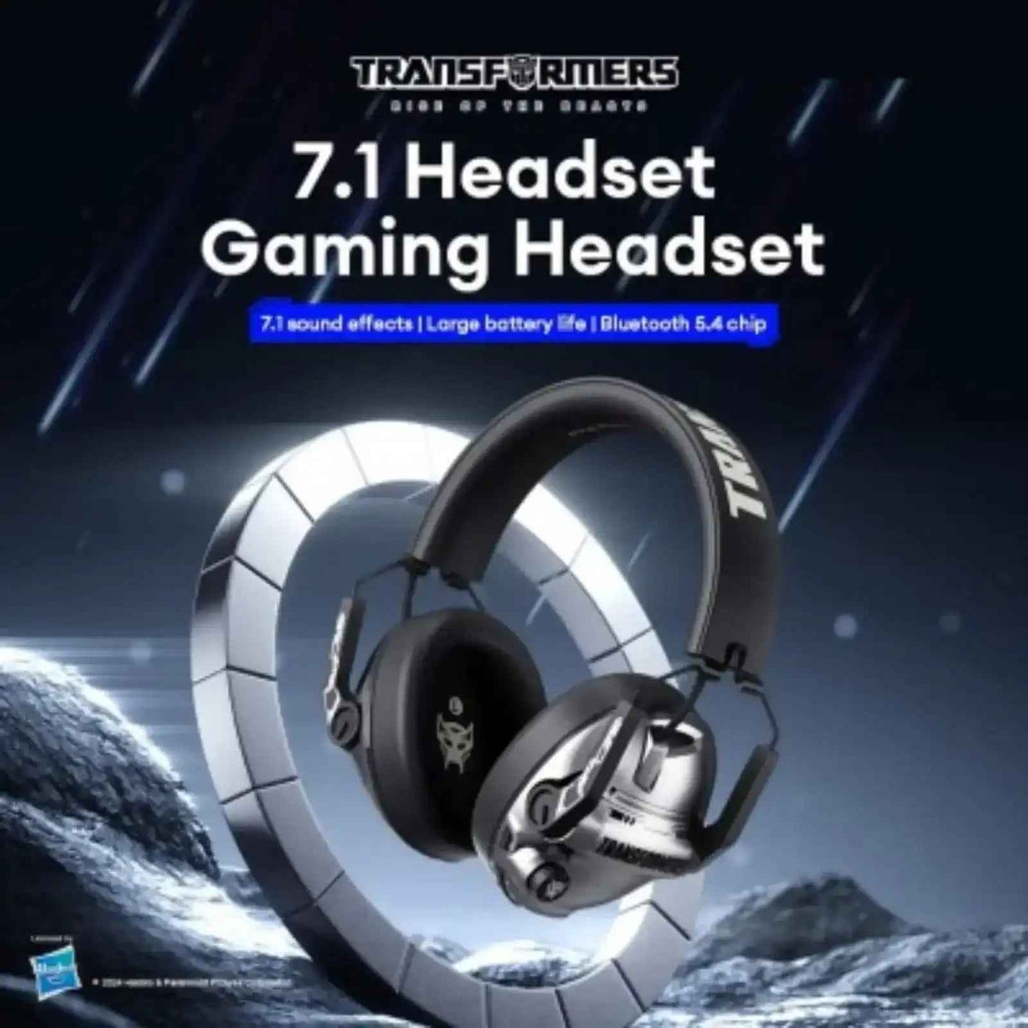 Transformers TF-G03 Wireless Bluetooth Gaming Headset-Grey
