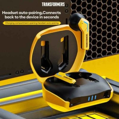 Transformers TF-T06 TWS Bluetooth Earphones-Yellow