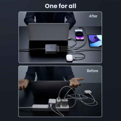 UGREEN CD328 Nexode 100W 4-Port PD GaN Fast Charger (3 x USB-C, 1 x USB-A)