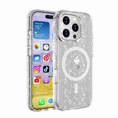 UTIA Ultimake Shockproof Transparent Magsafe Cover Case for iPhone 16 UTIA