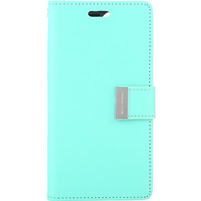 Mercury Rich Diary Case for iPhone 15 Mint