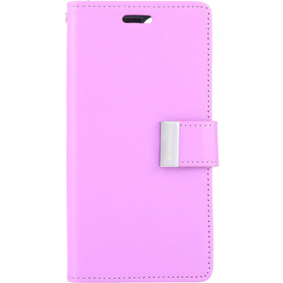 Mercury Rich Diary Case for iPhone 15 Purple