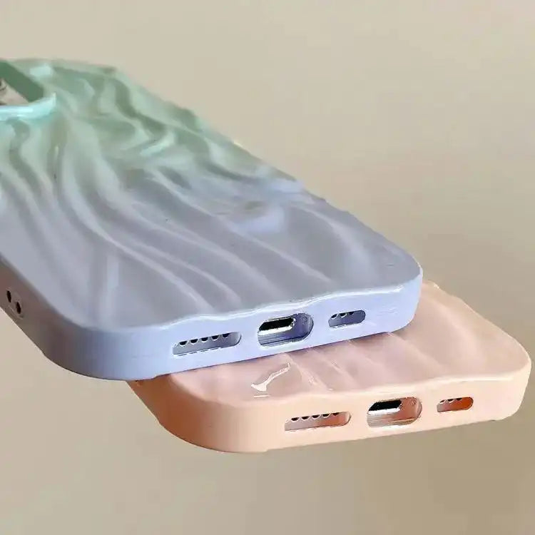 Wrinkle Gradient Oily Feel TPU Phone Case MyMobile