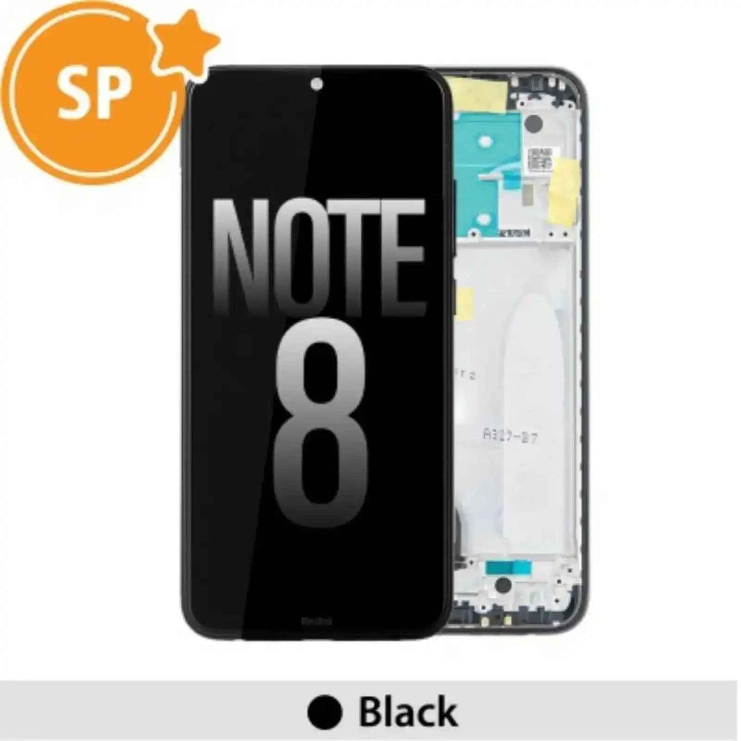 Xiaomi Redmi Note 8 LCD Screen Digitizer 5600050C3J00 (Service Pack)-Black