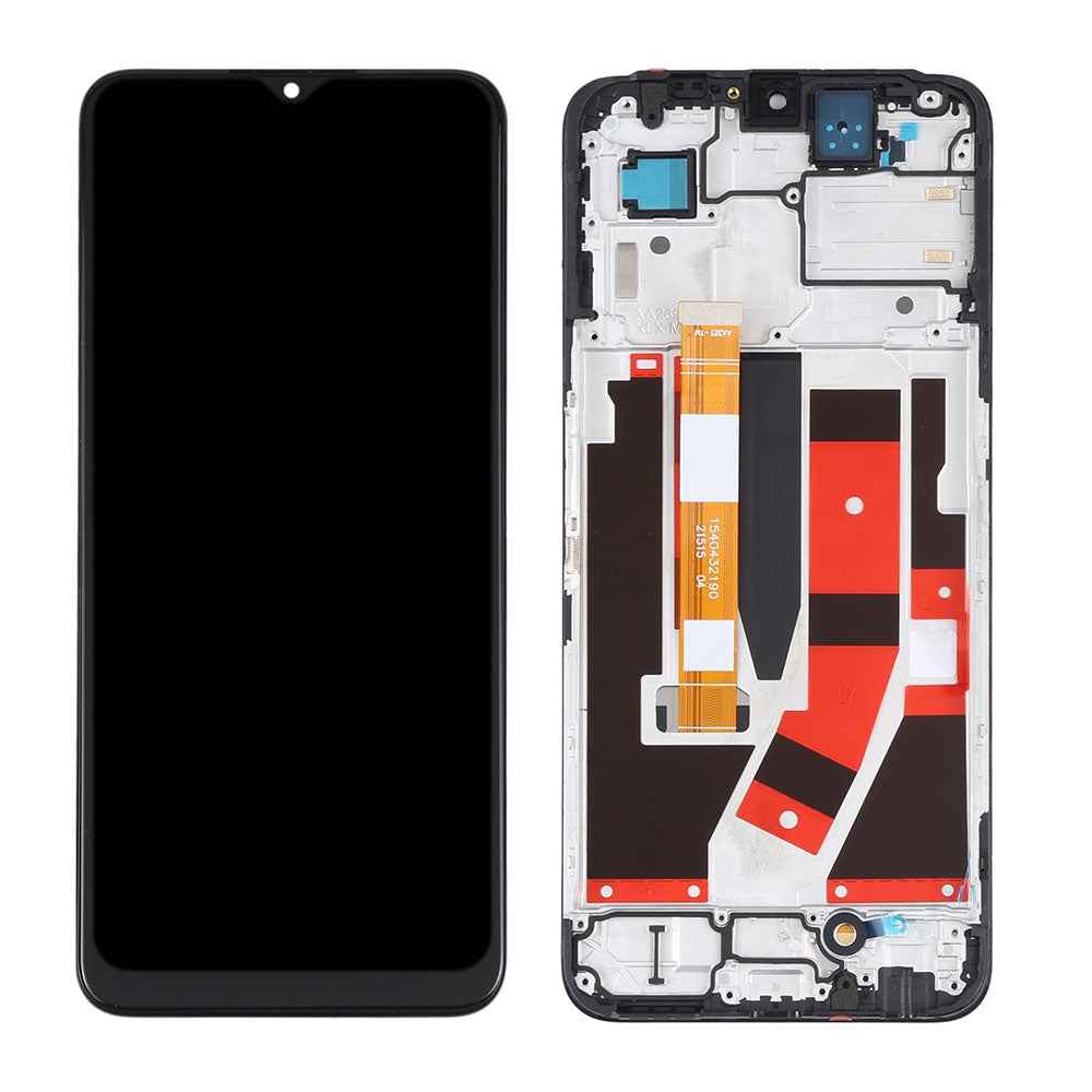 BQ7 LCD Assembly Replacement with Frame for OPPO A57 5G (As the same as service pack, but not from official OPPO)