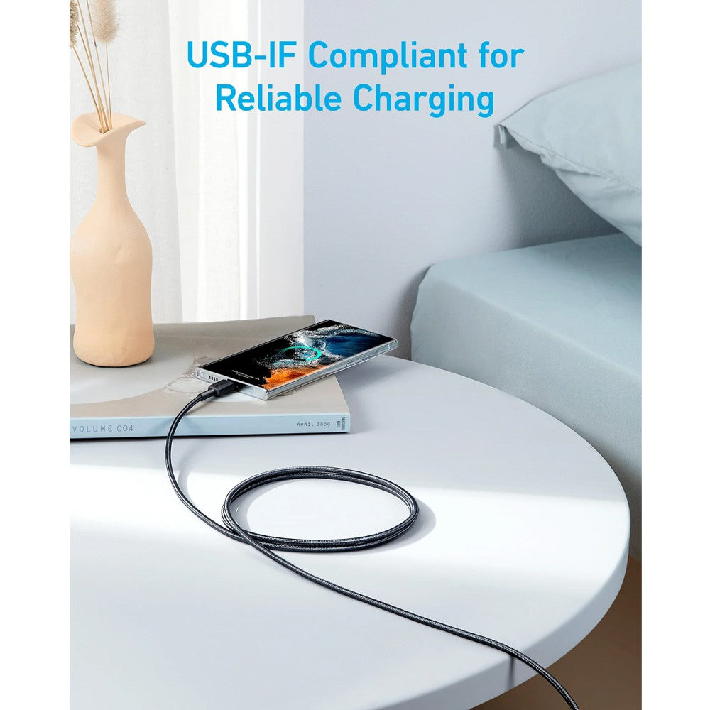 Anker 322 USB-C to USB-C Cable (6ft Braided)