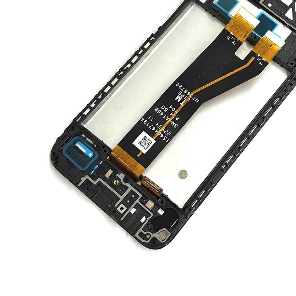 AMPLUS LCD Screen Replacement Digitizer with Frame for Samsung Galaxy A14 4G A145F / A14 5G A146B-Black