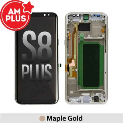AMPLUS OLED Screen Replacement Digitizer with Frame for Samsung Galaxy S8 Plus G955F