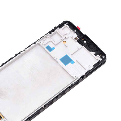 AMPLUS OLED Screen Replacement Digitizer with Frame for Samsung Galaxy A16 4G A165F-Midnight blue