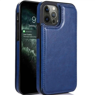 Back Flip Leather Wallet Cover Case For Iphone 14 Pro