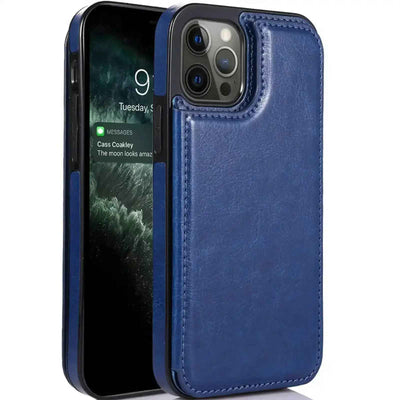 Back Flip Leather Wallet Cover Case For Iphone 14 Pro Max