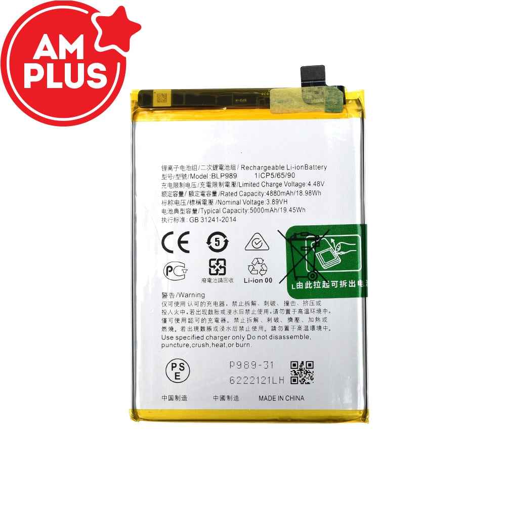 AMPLUS Replacement Battery 4880mAh for OPPO A98 / F23 / K11X / 1+Nord N30 5G / 1+Nord CE 3 Lite 5G