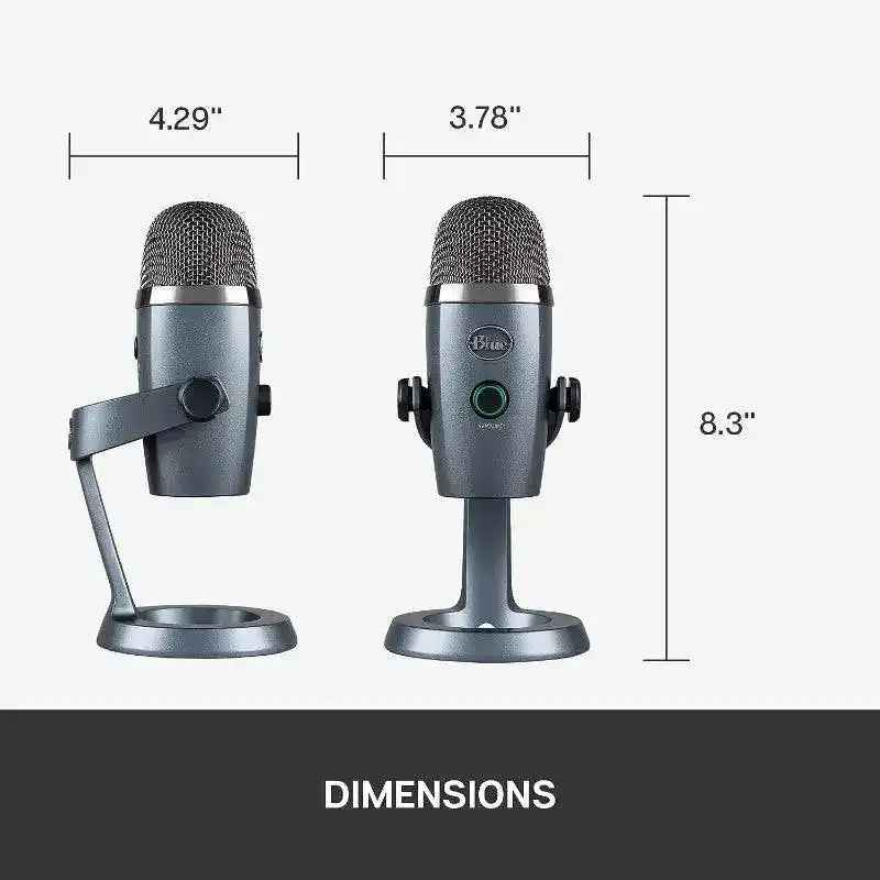 Blue Yeti Premium USB Microphone Grey