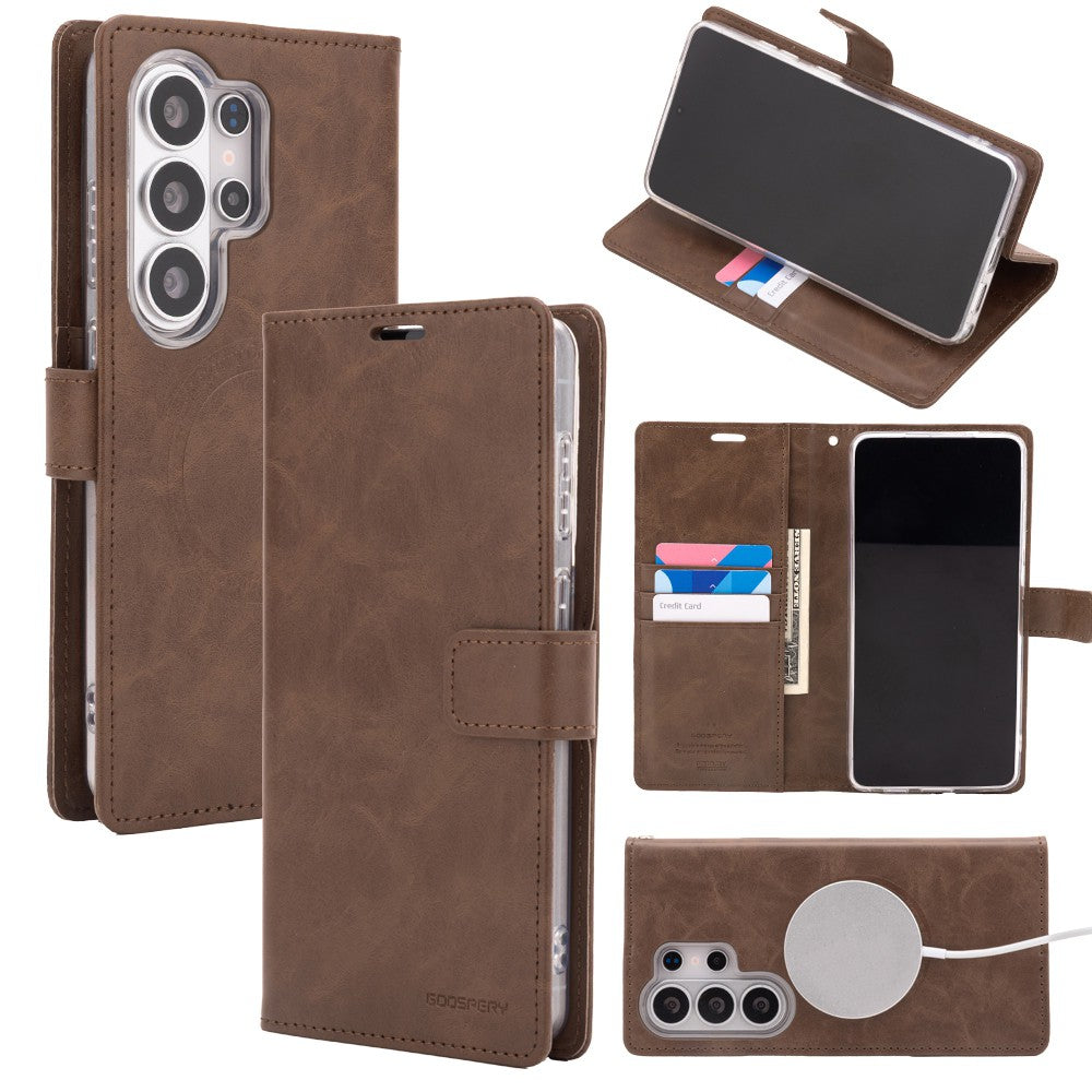 Mercury Blue Moon Diary Case With Magnetic Ring for Samsung Galaxy S26 Ultra