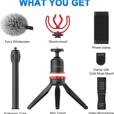 BOYA BY-VG330 Smartphone Microphone w Tripod