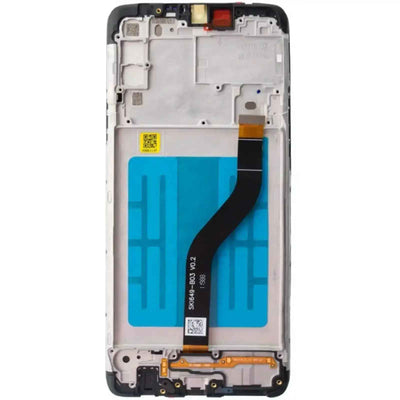 BQ7 Samsung Galaxy A20s A207F OLED Screen Replacement Digitizer with Frame-Black (As the same as service pack, but not from official Samsung)