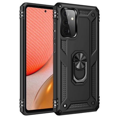 Mycase Tough For Samsung Galaxy A23 With Stand - Black - MyMobile