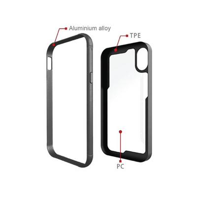 Pure Adventure Metal Case Iphone Plus 8 / 7 / 6 - Black - MyMobile