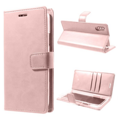 Mycase Leather Folder Iphone 11 2019 6.1 - Rose Gold - MyMobile