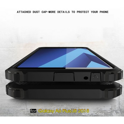 Mycase Tuff Samsung J8 - J810yz - Black - MyMobile