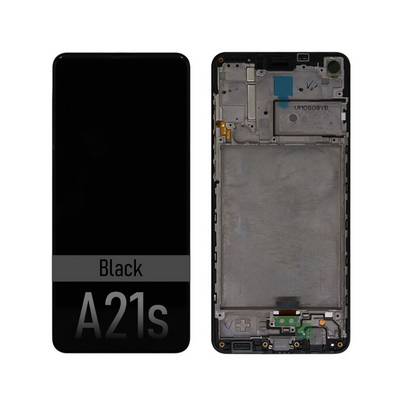 BQ7 Samsung Galaxy A21s A217F LCD Screen Replacement Digitizer-Black (As the same as service pack, but not from official Samsung) - MyMobile